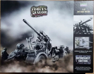 Forces of Valor WWII German 88mm Flak Gun, Stalingrad 1942, 1:32 - 80013 - New - Image 1 of 4