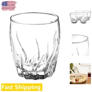 Classic Tumbler Style Drinking Glasses, 12 oz Set of 4 - USA-Made & Reusable - Picture 1 of 6