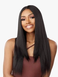 Sensationnel What Lace Human Hair Blended Center Part Lace Wig - Mariella 26" - Picture 1 of 8