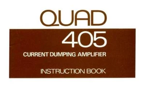 Bedienungsanleitung-Operating Instructions für Quad 405 - Picture 1 of 1