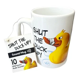Talking mug Shut the Duck up 12oz - Picture 1 of 8