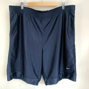 Nike Vintage Short Mesh Blue Size XL Elastic Waist Gray Label Tag - Picture 1 of 7