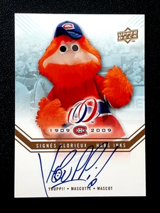 TINTAS YOUPPI MASCOTA 2008-09 CUBIERTA SUPERIOR MONTREAL CANADIENS CENTENNIAL HABS 22707 - Imagen 1 de 2