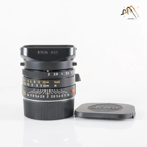 Leica Summicron-M 35mm/F2.0 ASPH/ 11879 Black Lens Yr.2001 Germany #23642 - Picture 1 of 9