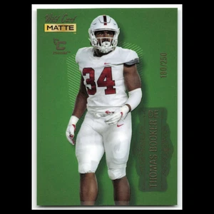 Thomas Booker /250 #MB-103 2022 Wild Card Matte Stanford Cardinal Football Card - Picture 1 of 3