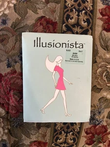 NEW QVC Breezies Women Black Pantyhose (Size E) Illusionista UltimAir USA - Picture 1 of 2