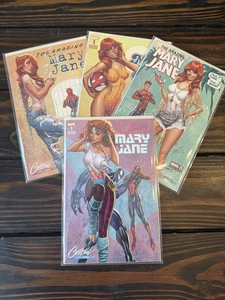 Lote de cómics de Marvel: Amazing Mary Jane #1 variantes de década de J. Scott Campbell - Imagen 1 de 9