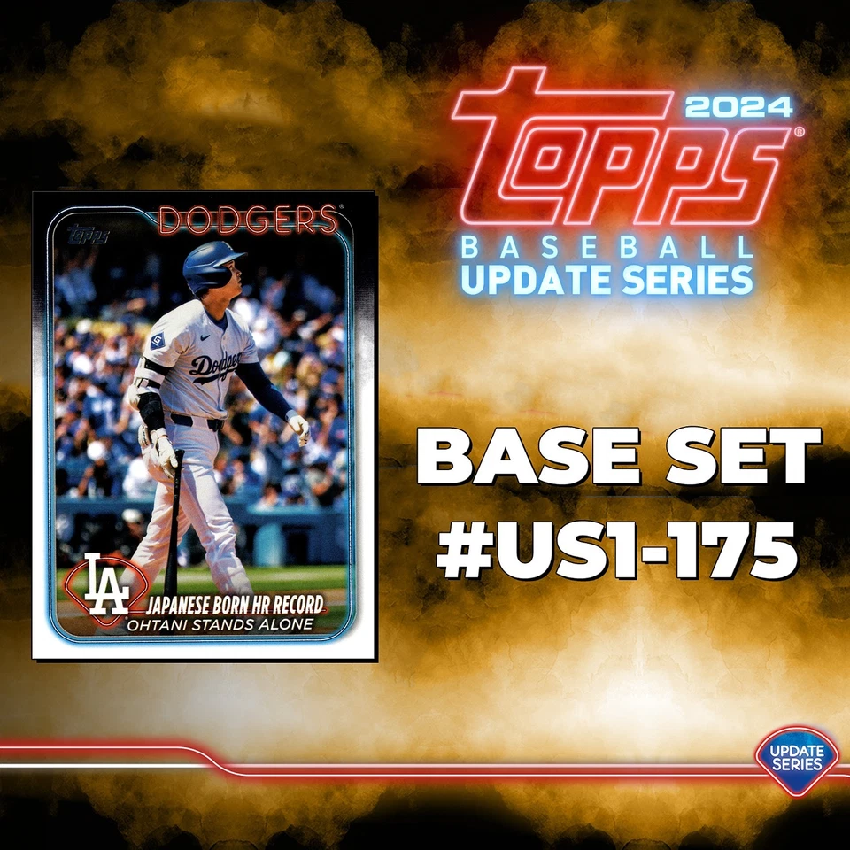 2024 Topps Update Series MLB Baseball • Base Set #US1-US175 • Choose Your Cards - Image 1 of 1
