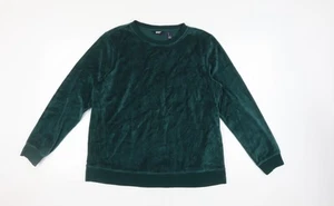 Sudadera pulóver verde para mujer Lands' End L - Imagen 1 de 12