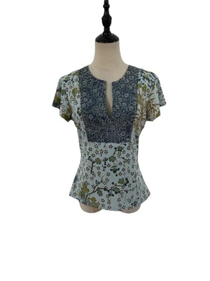 De Colección Y2K Bcbg Pares Babydoll Top Flor de Cerezo Floral Talla M Boho Phoebe Friends  Foto 1 de 4