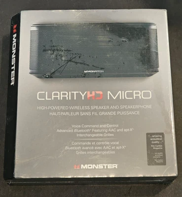 Monster ClarityHD Micro High-Powered Bluetooth Wireless Speakers & Speakerphone - Image 1 of 4