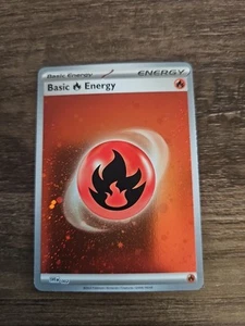 Basic Fire Energy (Cosmos Holo) 002 Sv01: Scarlet & Violet Base Set Holo - Picture 1 of 2