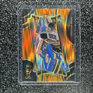 2024 Panini Select - Pit Road Christian Eckes #145 Orange Flash Prizm - Bild 1 von 2