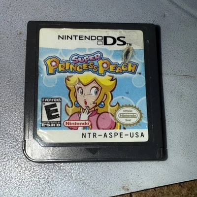 NDS Super Princess Peach Game Card (Nintendo DS, 2006) for DS/2DS/3DS/DSi US - Image 1 of 2