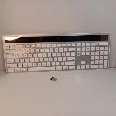 Logitech K750 Wireless Solar Keyboard - White - Image 1 of 4