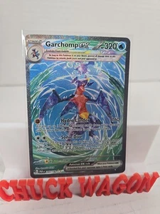 Pokemon SV Paradox Rift 245/182 Garchomp EX 2023 illustrazione speciale raro - Foto 1 di 3