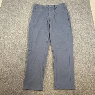 Pantalones de yoga Alo para hombre 33R (se adapta a 33x31) azul chino pierna recta logotipo rendimiento Foto 1 de 4
