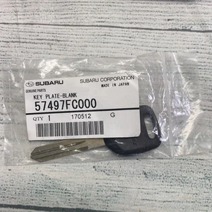 Placa de llave original Subaru Blank Master 57497FC000 - Imagen 1 de 3