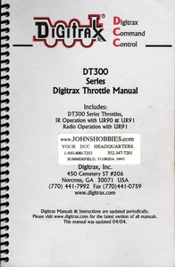 Digitrax Serie DT300 Digitrax Acceleratore Manuale 61 Pagine - Ottime Condizioni - Foto 1 di 1