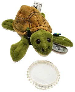 Bolsa de frijoles de felpa Coca-Cola Salty the Turtle Bahamas - Imagen 1 de 5
