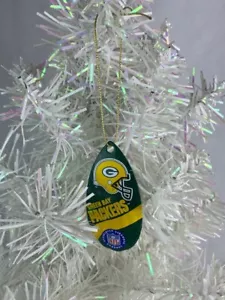 Green Bay Packers Vintage Spinner Albero di Natale Ornamento Grande - Foto 1 di 1