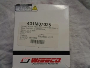 Wiseco Piston Kit 431M07025 Fits Honda CR250R ATC250R - Picture 1 of 5