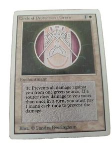 MTG Circle of Protection: Green – Unlimited Card # 12 - Picture 1 of 3