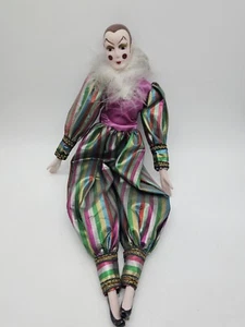 Giullare Con Supporto Ceramica Alto Lucido, Colorato, Quasi Come Nuovo - Foto 1 di 4