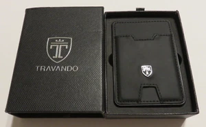 TRAVANDO Swype Slim Wallet for Men Metal Card Case Holder NEW in Open Box!! - Picture 1 of 2