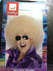Afro Wig Mega Huge For Fancy Dress Costume Blonde - Picture 1 of 3