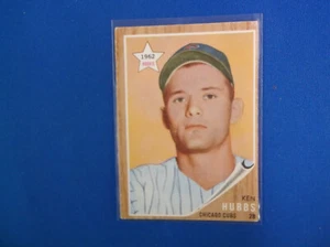 1962 Topps Baseball # 461 Ken Hubbs RC  EX + O/C - Picture 1 of 2
