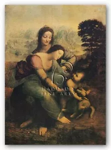 Immagine La Vergine, Bambino e Sant'Anna di Leonardo Da Vinci dimensioni 10" x 13 7/8" - Foto 1 di 1