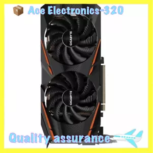 GIGABYTE AMD Radeon RX590 GME GDDR5 8GB PCI-E Graphics Video Card DP DVI HDMI - Picture 1 of 5