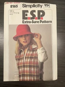 Simplicity Pattern 8165 Tabard Miss Reversible Uncut 8 to 12 Vintage 1977 0112 - Picture 1 of 3