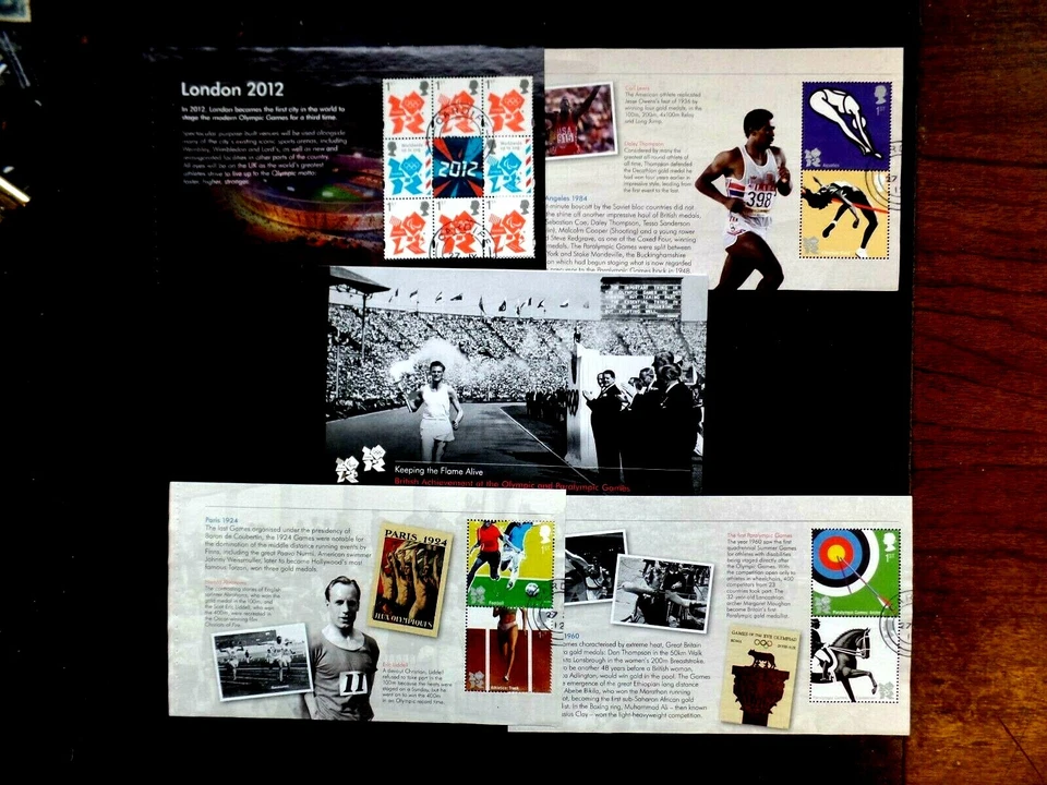 G.B. 2012 London 2012 Olympics Prestige Booklet Panes SG DY5 fine used - Image 1 of 1