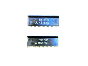 M5155L "Original" Mitsubishi 8P SIP IC 2 piezas - Imagen 1 de 1