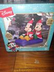 Gemmy Christmas Disney Mickey & Minnie On A Sleigh Airblown/Infltable 5Ft Long