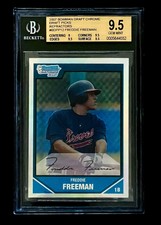 2007 Bowman Chrome Freddie Freeman DP & Prospects #BDPP12 REFRACTOR BGS 9.5