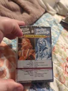Willie Nelson & Waylon Jennings - 20 Outlaw Reunion Hits - sealed cassette tape - Picture 1 of 2