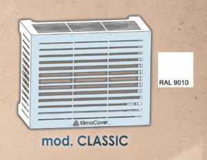 Copertura cover CLASSIC bianca L 96 x P 52 x H 82cm per climatizzatore in allumi - Foto 1 di 4