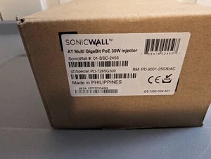 Inyector Sonicwall AT Multi Gigabit PoE 30W 802.3at caja abierta (01-SSC-2450) - Imagen 1 de 6