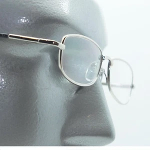 Gafas de lectura deslizantes de tiro súper bajo marco de metal plateado + lente 1,75 - Imagen 1 de 4