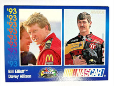 HOF'ers DAVEY ALLISON & BILL ELLIOTT 1998 Maxx 10th Ann Racin' Up Wins Card #121