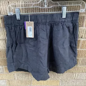 Patagonia Women’s Garden Island Hemp Blend Shorts Black Size Small NWT Stretch - Picture 1 of 6