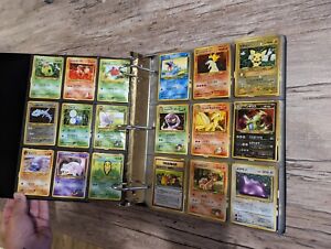 Japanese pokemon Binder Collection of Vintage Cards lot Holographic Wotc 