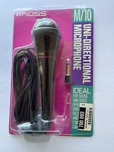 KOSS M/10 Uni-Directional Microphone Ideal for Sound & Voice Effects/Video Games