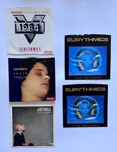 Eurythmics (Lot 5 -7” Vinyls) It's Alright Baby's/Sexcrime/Here Comes Rain/Julia - Picture 1 of 10