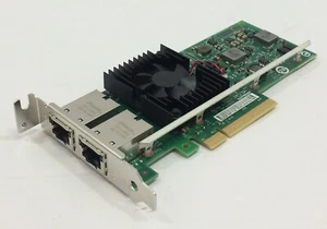 Intel Dell X540-T2 Converged 10G DP Ethernet Adapter 3DFV8 03DFV8 Low Profile - Picture 1 of 5