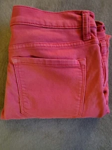 Jeans skinny rosa caldo colore 5 tasche taglia 28/6 (30x28) - Foto 1 di 5