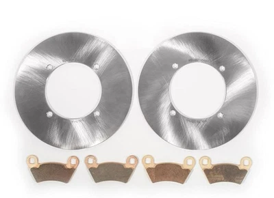 Rear MudRat Brake Rotors & Brake Pads fits 2016 Polaris Ranger Diesel HST Deluxe - Image 1 of 4